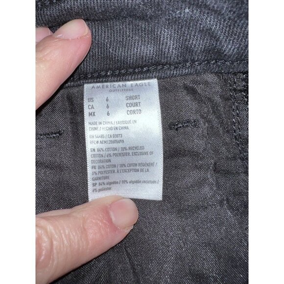 AMERICAN EAGLE Highest Rise 90s Boyfriend Straight Leg Distressed Jeans … - Picture 10 of 16